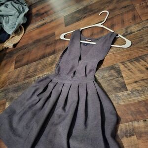 French Toast Charcoal Sleeveless Romper